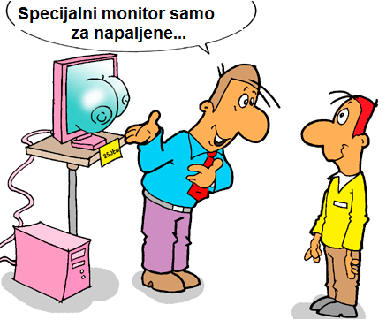 Monitor za napaljene